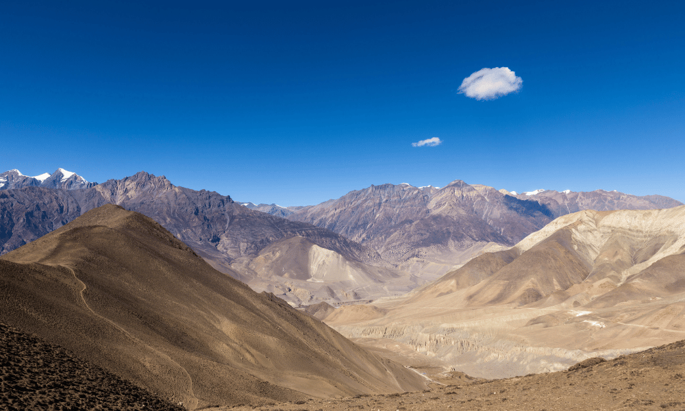 geography and climate of mustang image