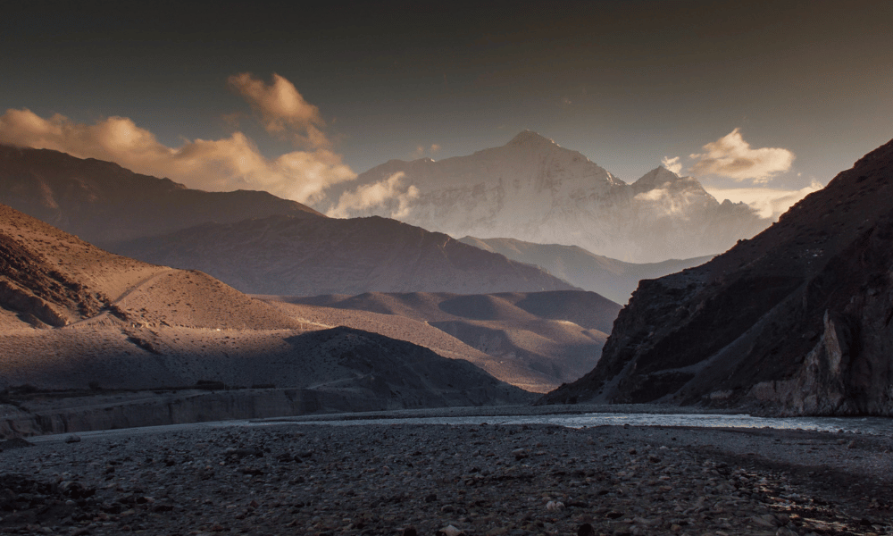 mutinath to jomsom trek image